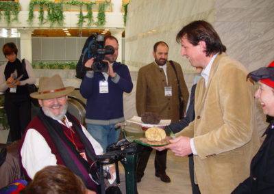 Con Paul Prudhomme american giornalist